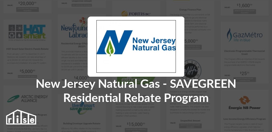 New Jersey Natural Gas SAVEGREEN Residential Rebate Program